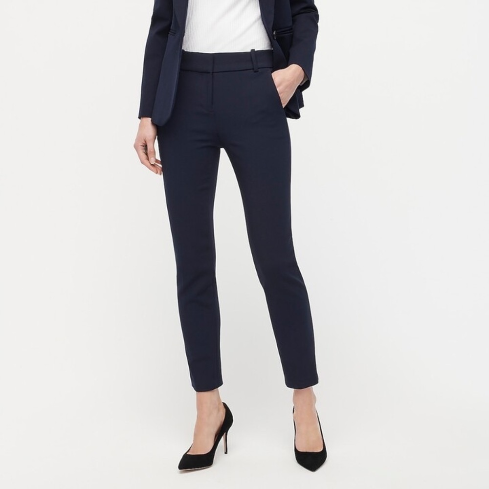 TRADE! J. Crew High-Rise Cameron Pant in Navy